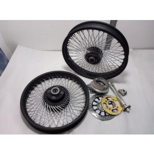 YB125SPスポーク ワイドサイズ ホイールセット（スチール・メッキ