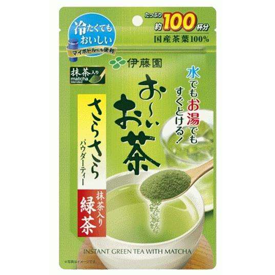 伊藤園 おーいお茶 さらさら抹茶入り緑茶80g*6個セット