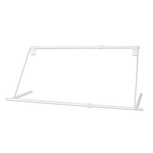 HEIAN SHINDO 伸縮式エアコンハンガー 室内物干し 幅80~109cm 高さ40cm 耐荷重5kg ホワイト ACH-2 平安伸銅