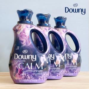ダウニー 柔軟剤 インフュージョン ラベンダー &amp; バニラビーン 56oz／1660ml×3本セット 洗濯用 おしゃれ 海外輸入品 1.66L×3本 DOWNY