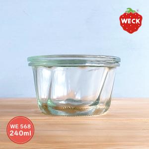WECK クアドロ WE768 キャニスター 290ml L ガラス容器 お菓子