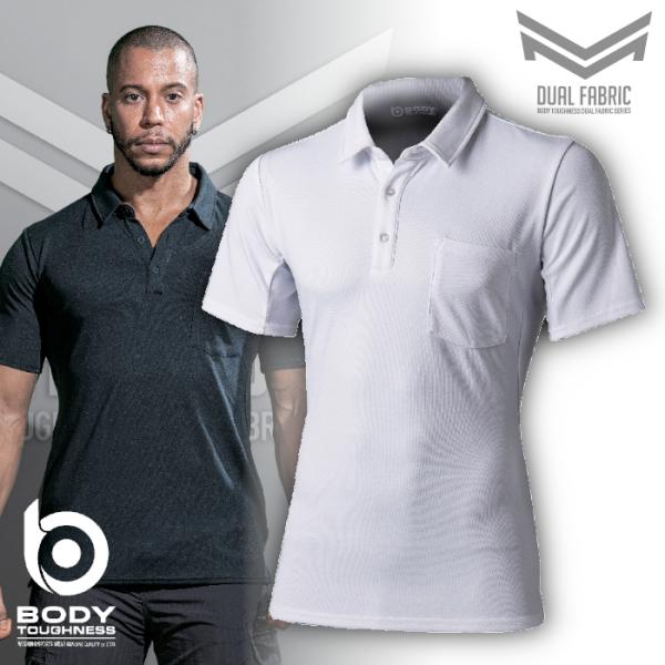 おたふく手袋 ボディータフネス ポロシャツ 半袖 jw-603 12 ホワイト BTデュアルメッシュ...