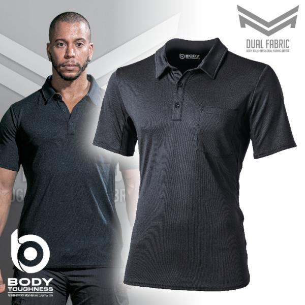 ポロシャツ jw-603 13 グレー ボディタフネス BTデュアルメッシュ ショートスリーブ メン...