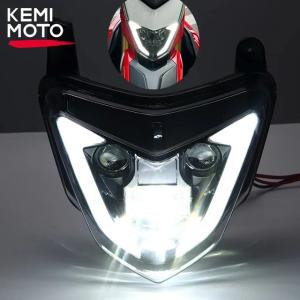 バイク ドゥカティ用LEDウインカーエンジェルアイ付き光線アセンブリキットハイパーモタード821 939 SP用交換用ライト カスタムパーツ｜daily-store