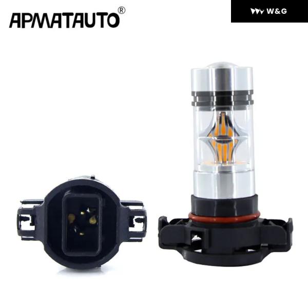 並行輸入品 2個CANBUSホワイトYELLPW PSX24W 2504 12276 PG20-7 ...