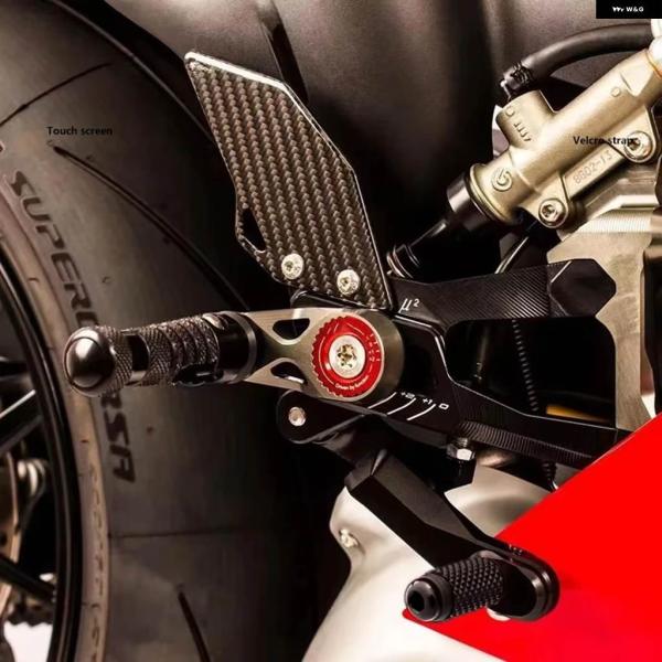 並行輸入品ドゥカティ V4 V4S V4R PANIGALE リアセット フットペグ カーボン フッ...