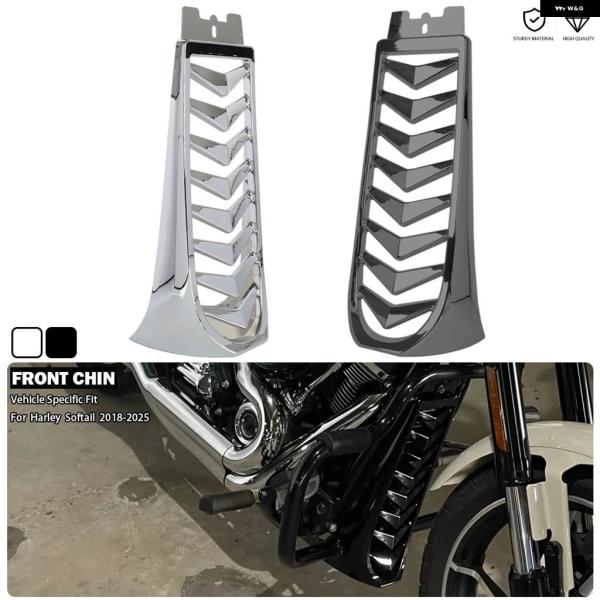 並行輸入品フロントチンスポイラー ロア ラジエーター カバー ハーレー ソフテイル ストリートボブ ...