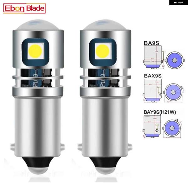 並行輸入品 2個BA9S T4W LED バルブ 12V 24V BAX9S H6W H5W BAY...