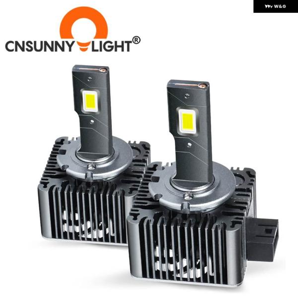 並行輸入品 高効率LED ヘッドライト 110W/ペア D1S D1R D2S D5S 6000K ...