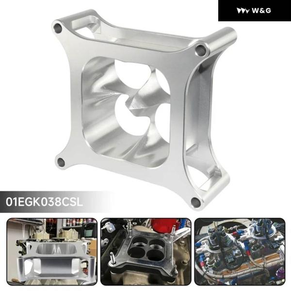 並行輸入品 T6 2インチ アルミ 4150 CNC加工 キャブレター スペーサー スクエアボア 4...