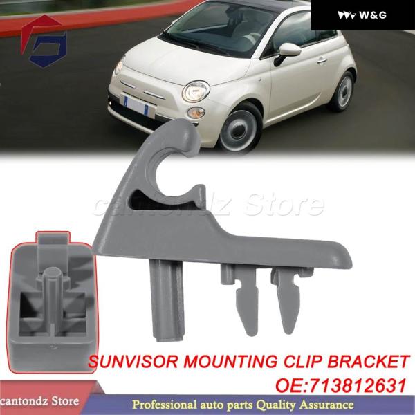 並行輸入品 サンバイザー 取り付けクリップ ブラケット グレー フィアット 500 ブラボー ドブロ...