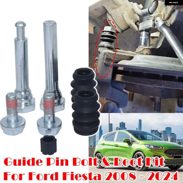 並行輸入品フロントリア ブレーキ キャリパー スライダー ガイドピンボルト フォード フィエスタ左右...
