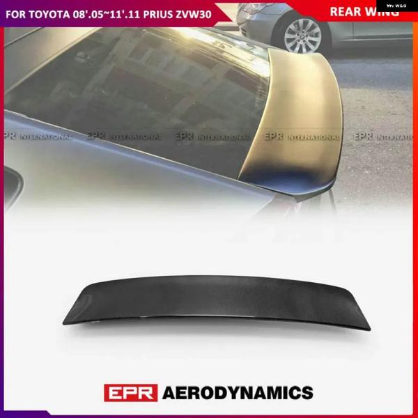 並行輸入品トヨタ 08.05~11.11 プリウス ZVW30 Lスタイル カーボン リアウィング ...