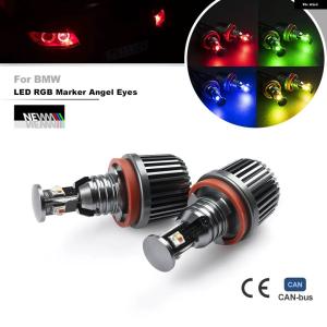 並行輸入品72W RGB カラーチェンジ リモコン で CANBUS H8 LED ANGEL EYES BMW E87 E90 M3 E82 E92 M3 E60 X5 X6 E89 Z4