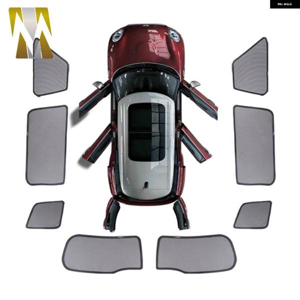 並行輸入品 ウィンドウサンシェード 車用 マグネット式シェード ブラインド メッシュカバー MINI...