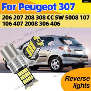 並行輸入品 2個 LED リバースライト バックアップ 電球 1156 6000K BA15SP21W ランプ プジョー 307 206 207 208 308 CC SW 5008
