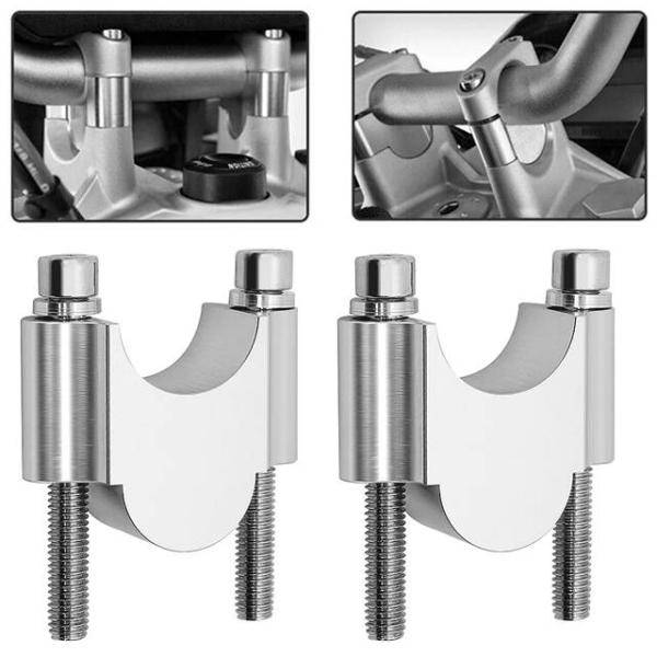 並行輸入品 Motorcycle Handlebar Riser Bar Mount Handle ...