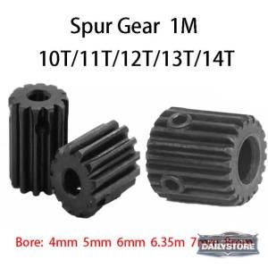 並行輸入品 1モジュールピニオンギア 10T 11T 12T 13T 14T 1モジュール45 スパーギア ボア 4 5 6 6.35 7 8mm トランスミッションアクセサリー ラックモーター部