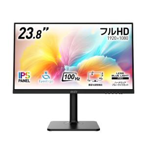 MSI Modern MD2412P ビジネスモニター IPSパネル フルHD/23.8インチ/HDMI/USB Type-C/リフレッシュ｜dailyfactory