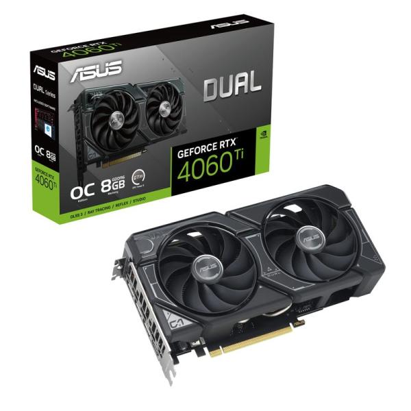 ASUS NVIDIA RTX4060TI 搭載 ビデオカード DUAL-RTX4060TI-O8G...