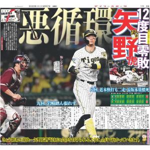 デイリースポーツ(東京宅配版)2022年5月27日付