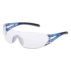 山本光学 YAMAMOTO LF-201 ライトフィット保護めがね L-FIT1 ノンスリップラバー 双非球面レンズ クリアブルー PET-AF(両面