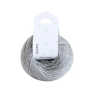 横田 DARUMA iroiro 毛糸 col.49 グレー 20g 約70m 3玉セット 01-1410-0049