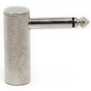 Wuernine L型エレキギターケーブルアダプタ モノラル標準フォンジャック-モノラル標準フォンプラグ 1個 エフェクターボード/ワイヤレストランス