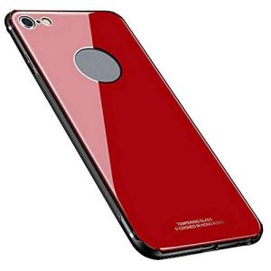 Kepuch Quartz ケース 対応 iPhone 6 6S - ソフトTPU + 裏表紙 強化ガラス製 カバー 対応 iPhone 6 6S -