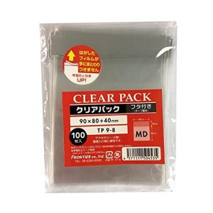 カクケイ OPP袋 クリアパック テープ付 30ミクロン 1000枚 90×80mm