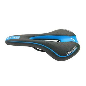 自転車サドル ソフトサドル 超肉厚 衝撃吸収 お尻が痛くない 低反発 PUレザー 穴開き 通気性 ロードバイク マウンテンバイク 折り畳み自転車に適応