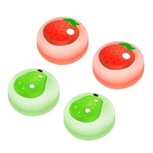 果物 アナログスティックカバー 可愛い フルーツ ジョイスティック 保護カバー 親指グリップキ