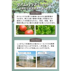 ビニールハウス 3坪 ファスナータイプ 替えビ...の詳細画像1