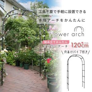 フラワーアーチ 幅120cm ガーデンアーチ ...の詳細画像2