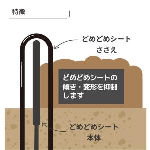 どめどめシートささえ ピン 長さ35cm 7本...の詳細画像4
