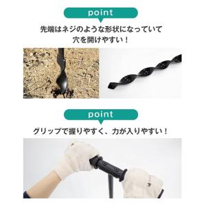 支柱 穴あけ器 33mm くるくる穴あけ器 下...の詳細画像3