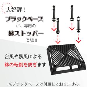 daim ブラックベース用鉢ストッパー フラワ...の詳細画像1