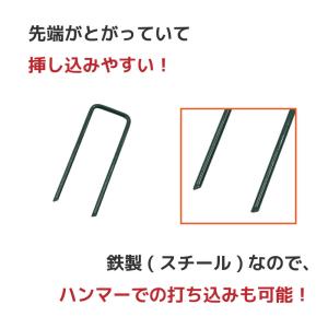人工芝 固定 ピン ショート 50本入 長さ8...の詳細画像4