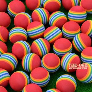 20球ゴルフボールスポンジゴルフ練習ボール練習用カラフルボールゴルフ単層20個入り初心者直径42.6mm｜daim-store