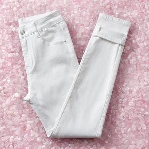 スキニーパンツ パンツ 伸びる レギンス レデ...の詳細画像4