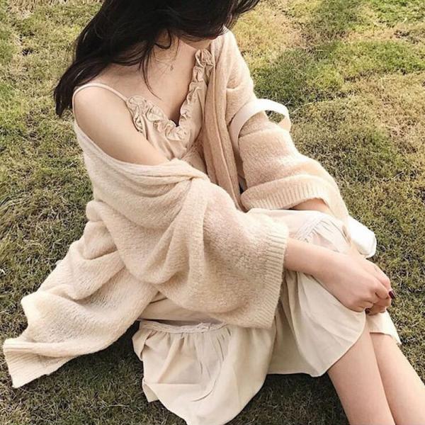 カーディガン 夏 レディース ミディアム丈 ロング丈 ガウン 羽織り Vネック 薄手 サマーカーディ...