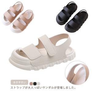 送料無料 サンダル フェイクレザー女の子 子供ベビー ベルト マジックテープ キッズ ビーチサンダル スポーツサンダル おしゃれ 歩きやすい ぺたんこ｜daim-store