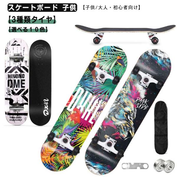 スケートボード 子供 大人 初心者 スケボー キッズ 4輪 初・中級者用 最大耐荷重100KG モミ...