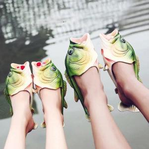 送料無料 魚サンダル 親子 サンダル ビーチサンダル 子供 キッズ メンズ レディース スリッパ シューズ フィッシュ おもしろい 個性 シャワーサン｜daim-store