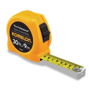 Komelon 4930IM 30ft 9メートル 9m スチール スケール メジャー 黄色 プロ仕様  工事