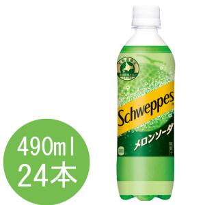 コカ・コーラ 北海道限定 シュウェップスメロンソーダ 490mlPET