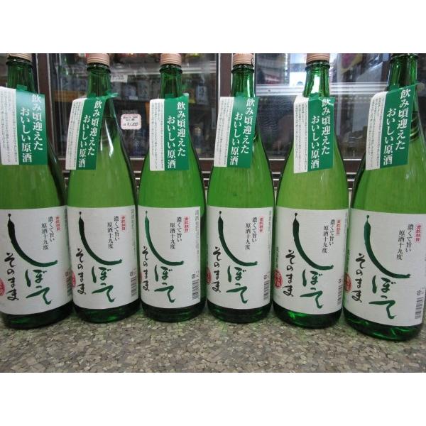 清酒　日本酒　限定　金紋朝日しぼってそのまま低温貯蔵1.8L６本