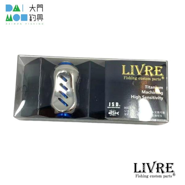 メガテック リブレ LIVRE フィーノ ノブ単体（1個）(シルバー＋ブルー)HSBL-1 LIVR...