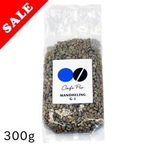 期間限定20％OFF 5月のコーヒー生豆セール マンデリン G-1 300gパック ダイニチ カフェプロ CafePro｜dainichi-webshop