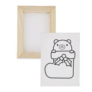 キャンバスボート クリスマス 塗り絵 ミニキャ...の詳細画像2